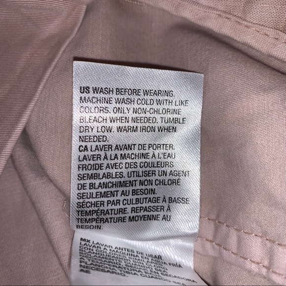 🆕 Style & Co Dusty Blush Pink Safari Trench Utility Twill Jacket Spring Coat - Picture 10 of 11